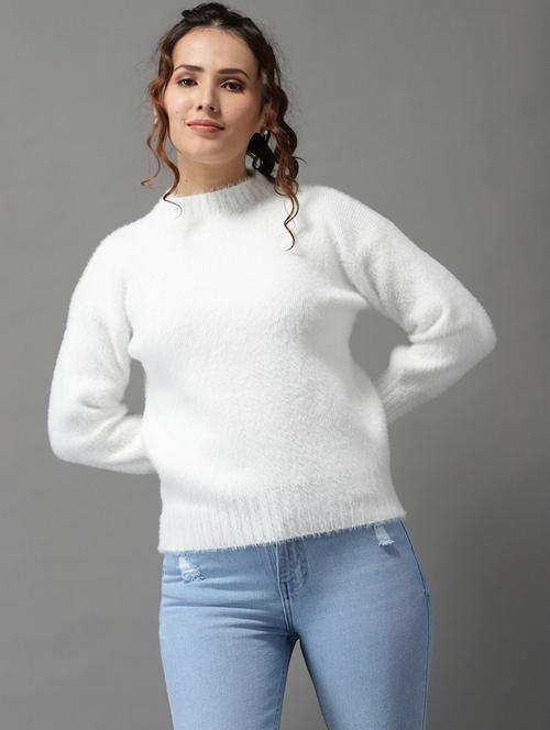 mock neck solid pullover - 18545208 - Very Small Image - 1