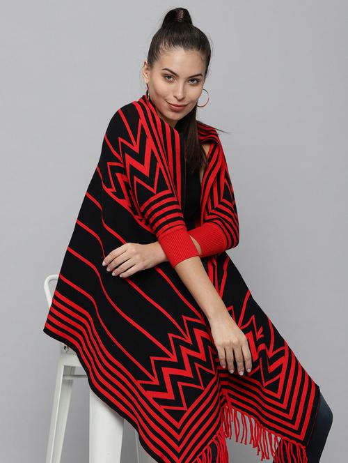 Bishop Sleeved Printed Poncho - 18545269 - Very Small Image - 1