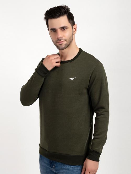 mens plain sweatshirt - 18546807 - Very Small Image - 1