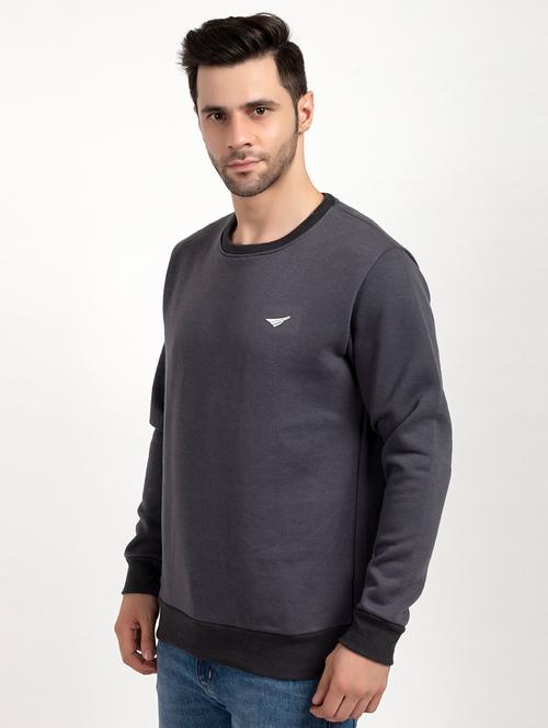 mens plain sweatshirt - 18546811 - Very Small Image - 1