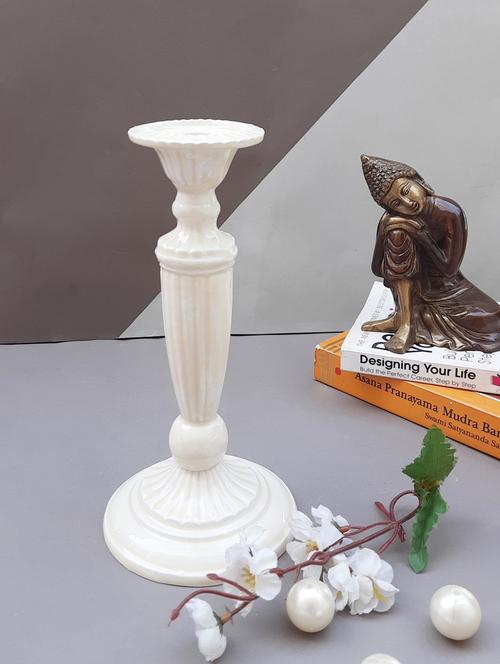 color palette ceramic finish candle holder - 18547848 - Very Small Image - 1