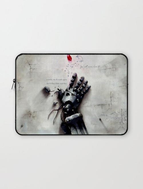 printed canvas laptop bag - 18550912 - Very Small Image - 1