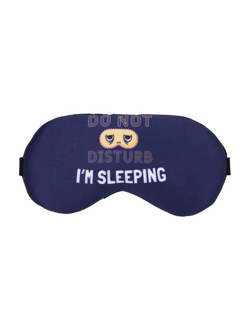 do not disturb i'm sleeping printed eye mask | relaxing eye mask - 18551107 - Very Small Image - 1