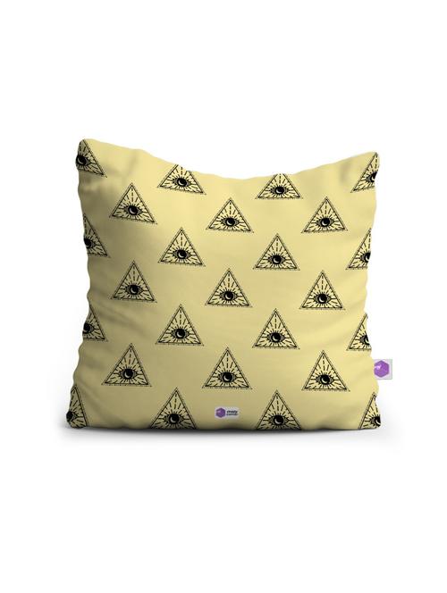 crazy corner yellow printed cushion ( 12 x 12 inches ) - 18551330 - Very Small Image - 1