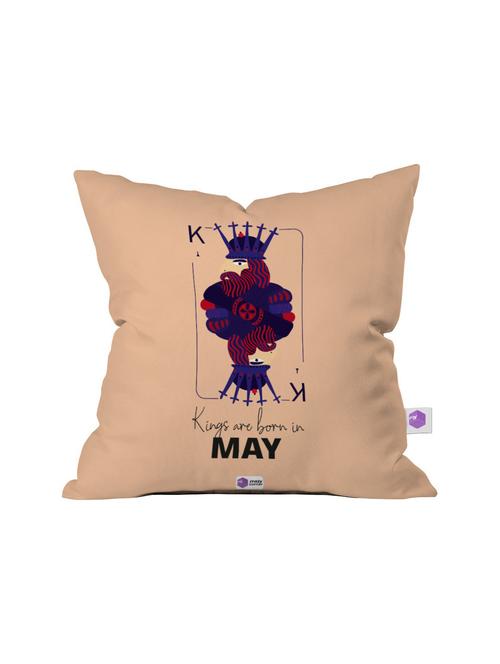 crazy corner beige printed cushion ( 12 x 12 inches ) - 18551390 - Very Small Image - 1