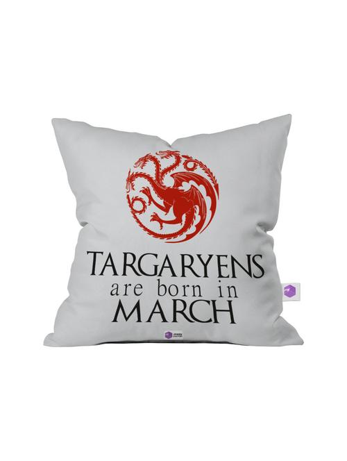 crazy corner white printed cushion ( 12 x 12 inches ) - 18551431 - Very Small Image - 1