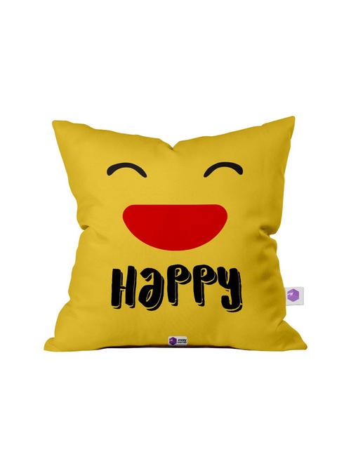 crazy corner yellow printed cushion ( 12 x 12 inches ) - 18551487 - Very Small Image - 1