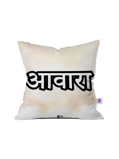 crazy corner white printed cushion ( 12 x 12 inches ) - 18551491 - Very Small Image - 1