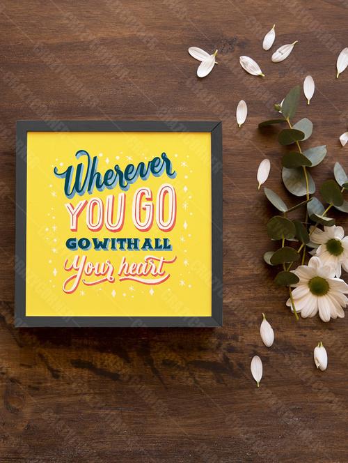 wooden photo frame - 18552539 - Very Small Image - 1