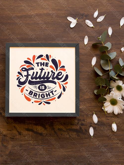 wooden photo frame - 18552540 - Very Small Image - 1