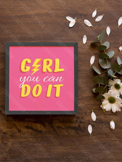 wooden photo frame - 18552545 - Very Small Image - 1