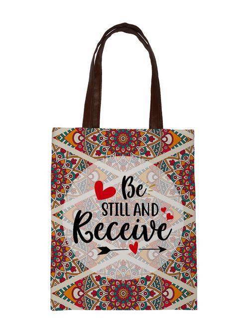 printed regular shopping tote bag - 18555346 - Very Small Image - 1