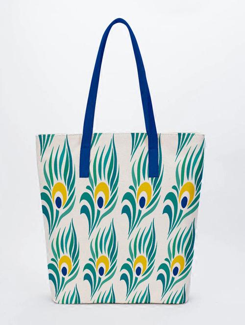 printed tote shopping bag - 18555388 - Very Small Image - 1