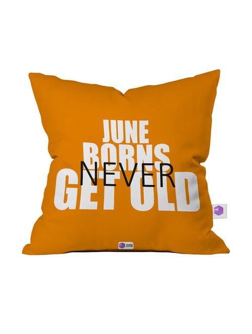 august borns are lazy printed cushion cover - 18556484 - Very Small Image - 1