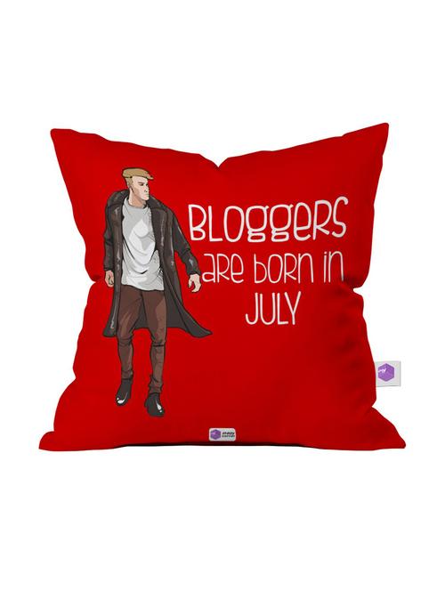 august borns are lazy printed cushion cover - 18556520 - Very Small Image - 1