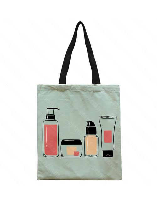 printed regular shopping tote bag - 18556918 - Very Small Image - 1