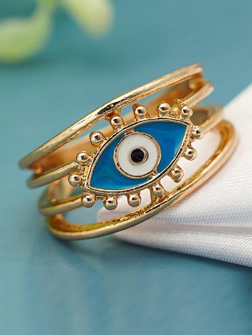 gold metal finger  ring - 18559650 - Very Small Image - 1