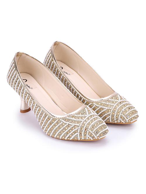 women embellished slip on pump - 18559822 - Very Small Image - 1