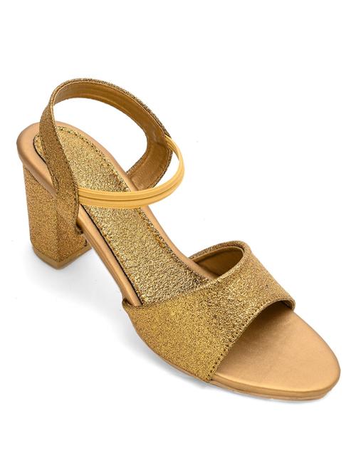 women gold back strap sandal - 18560099 - Very Small Image - 1