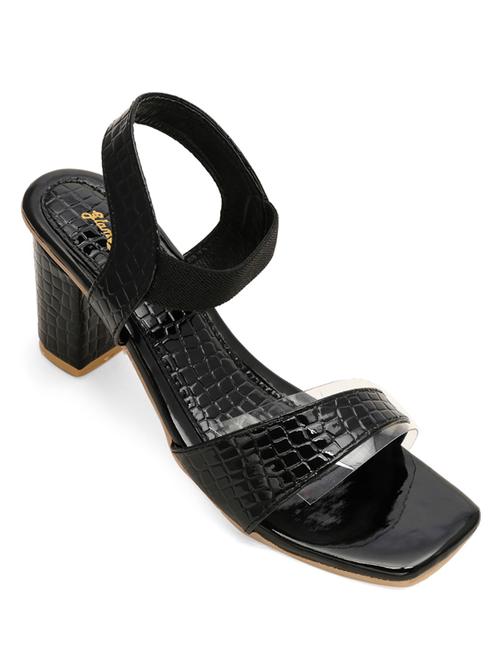 women black ankle strap sandal - 18560104 - Very Small Image - 1