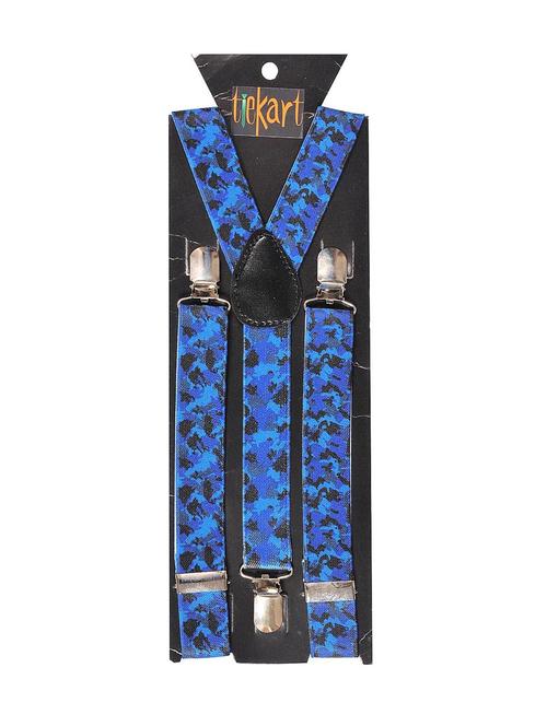blue printed suspender - 18564649 - Very Small Image - 1