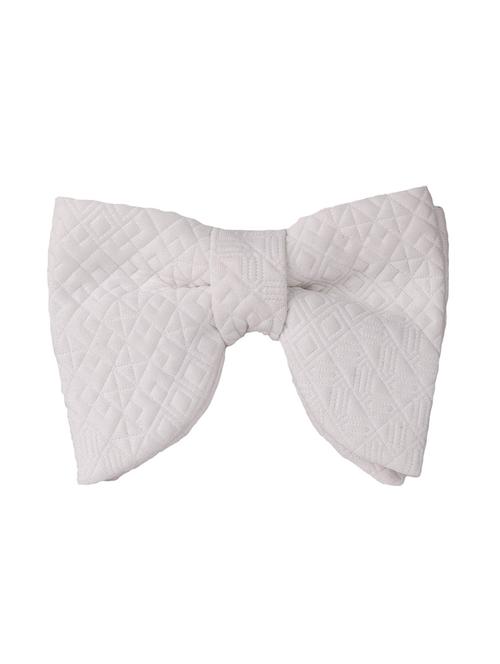 white polyester bow tie - 18564987 - Very Small Image - 1