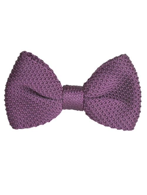 purple knitted bow tie - 18564990 - Very Small Image - 1