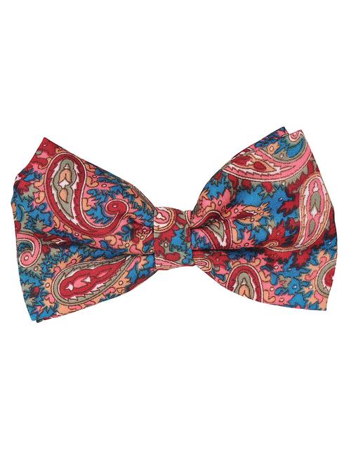 multi colored silk bow tie - 18565001 - Very Small Image - 1
