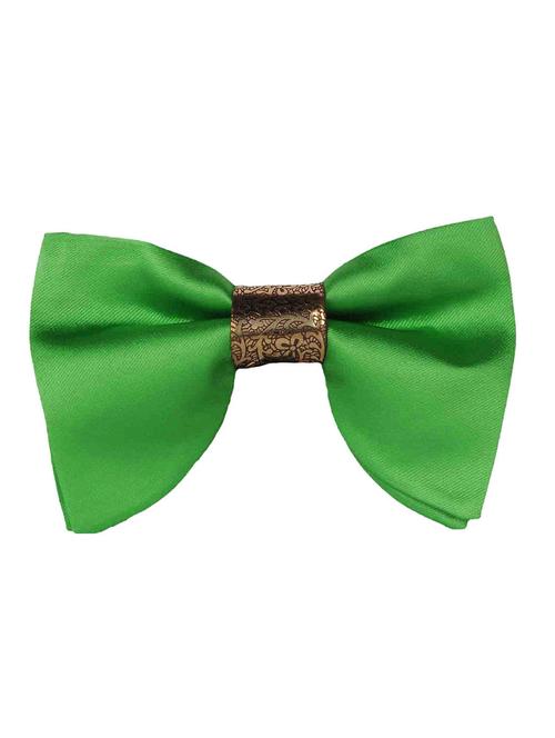 green polyester bow tie - 18565007 - Very Small Image - 1