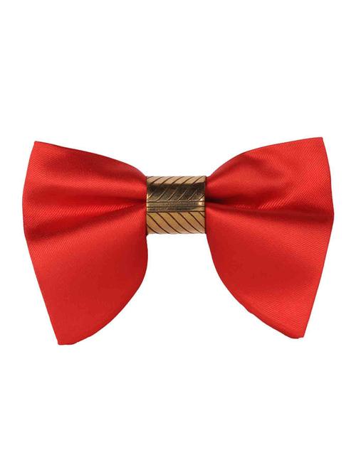 red polyester bow tie - 18565009 - Very Small Image - 1
