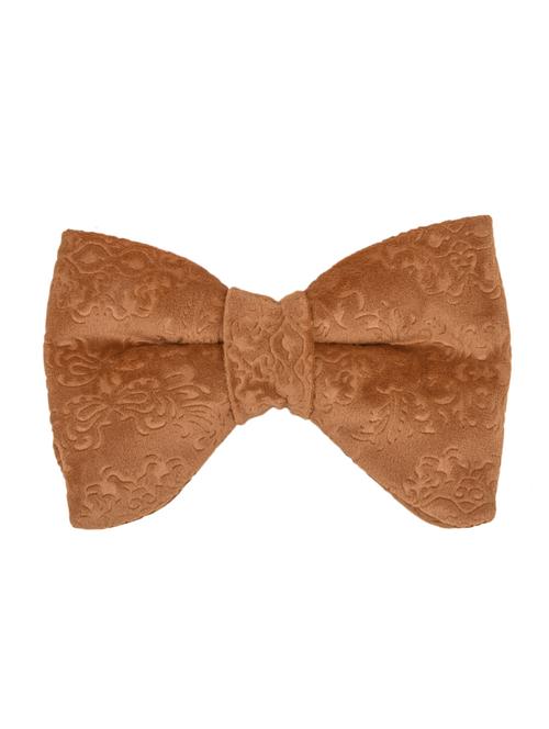 brown velvet bow tie - 18565013 - Very Small Image - 1