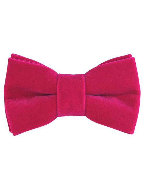 pink velvet bow tie - 18565019 - Very Small Image - 1