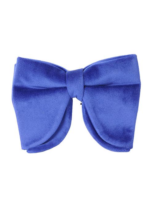 blue velvet bow tie - 18565028 - Very Small Image - 1