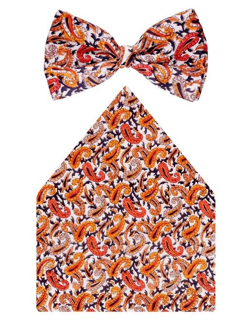multi colored silk bow tie - 18565038 - Very Small Image - 1