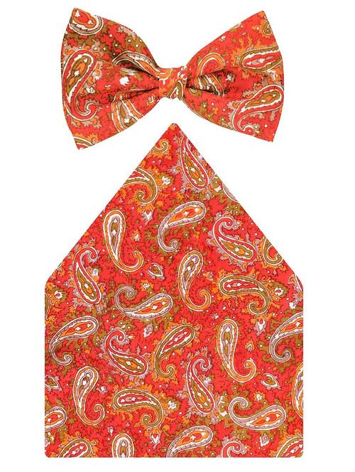multi colored silk bow tie - 18565039 - Very Small Image - 1