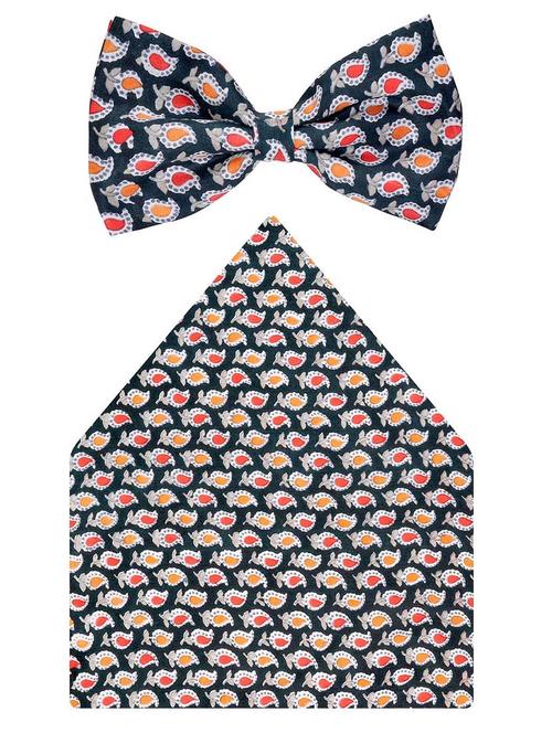 multi colored silk bow tie - 18565042 - Very Small Image - 1