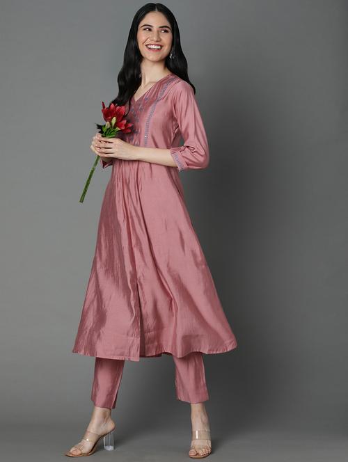 women's front slit kurta - 18565379 - Very Small Image - 1