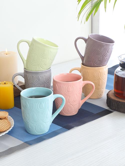 set of 6 tea & coffee cup - 18566493 - Very Small Image - 1