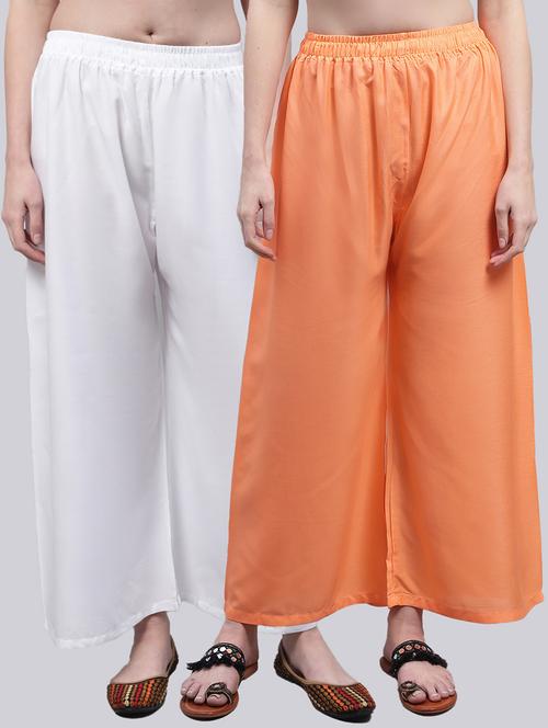 pack of 2 solid palazzo - 18566669 - Very Small Image - 1