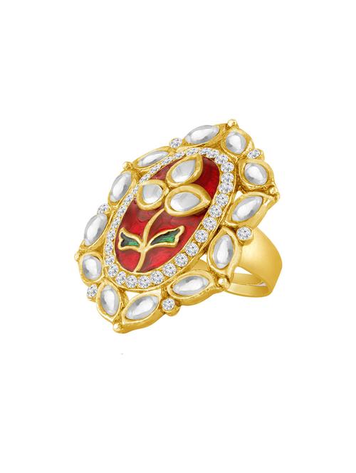 gold plated hand ring - 18566911 - Very Small Image - 1