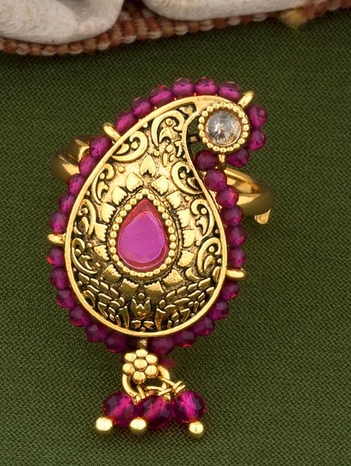 gold plated hand ring - 18566925 - Very Small Image - 1