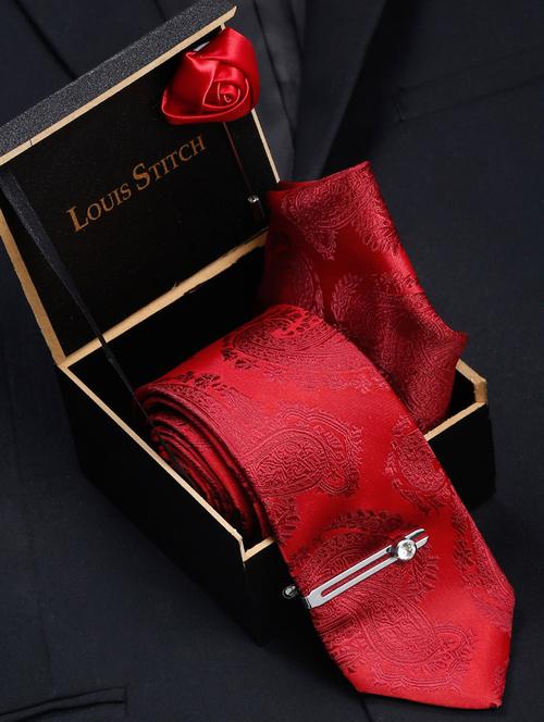 self design tie combo set  - 18568284 - Very Small Image - 1