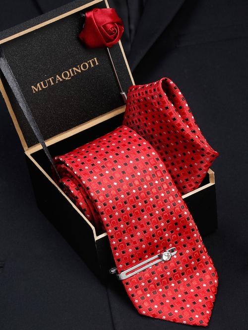 self design tie combo set  - 18568285 - Very Small Image - 1