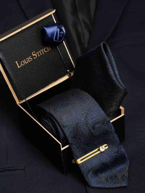 self design tie combo set  - 18568293 - Very Small Image - 1