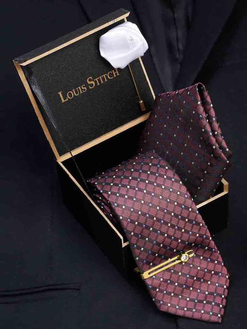 self design tie combo set  - 18568304 - Very Small Image - 1