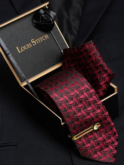 self design tie combo set  - 18568305 - Very Small Image - 1