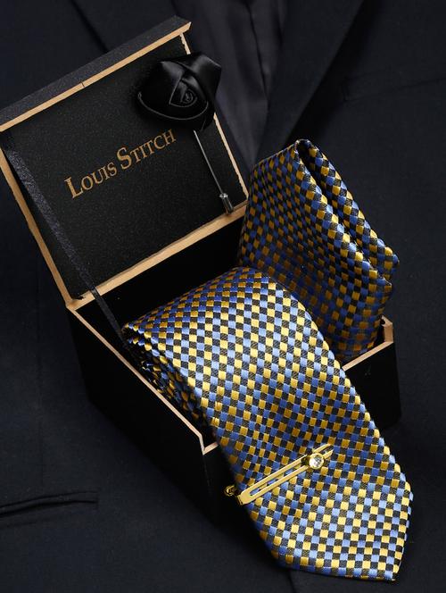 self design tie combo set - 18568309 - Very Small Image - 1