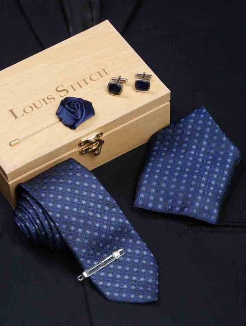 self design tie combo set - 18568385 - Very Small Image - 1