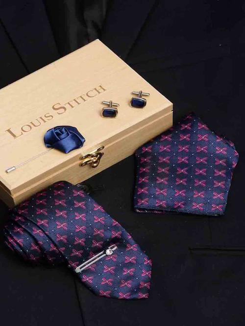 self design tie combo set  - 18568387 - Very Small Image - 1