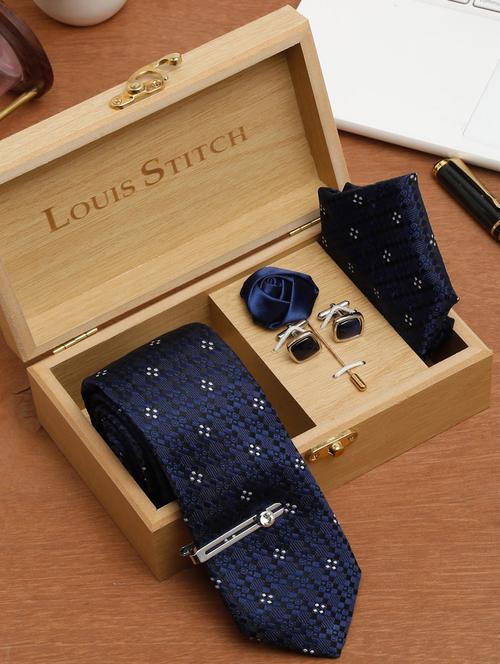 self design tie combo set - 18568391 - Very Small Image - 1